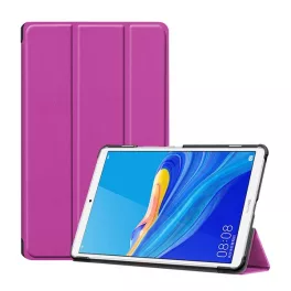   Tok álló, bőr hatású (aktív FLIP, oldalra nyíló, TRIFOLD, asztali tartó) LILA