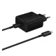 SAMSUNG hálózati töltő Type-C aljzat (45W, PD gyorstöltő 2.0 + 100cm Type-C kábel) FEKETE