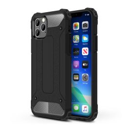 Defender szilikon telefonvédő (ütésállóság, légpárnás sarok, fémhatás) FEKETE   Defender szilikon telefonvédő (ütésállóság, légpárnás sarok, fémhatás) FEKETE