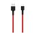 XIAOMI Mi Braided adatkábel (USB - Type-C, gyorstöltő, 3A, cipőfűző, 100cm) PIROS