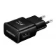 SAMSUNG hálózati töltő USB aljzat (15W, EP-TA200EBE, gyorstöltő) FEKETE