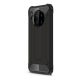 Defender szilikon telefonvédő (ütésállóság, légpárnás sarok, fémhatás) FEKETE