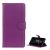 Tok álló, bőr hatású (FLIP, oldalra nyíló, asztali tartó, prémium) LILA
