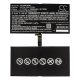 CAMERON SINO Li-Polymer akku (3.77V/10800mAh, Apple 020-01238 kompatibilis) FEKETE