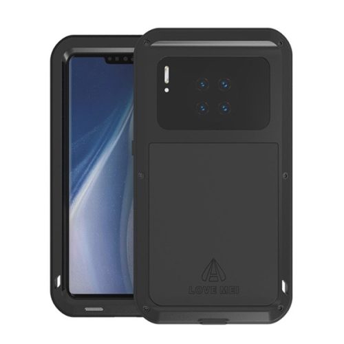 LOVE MEI Powerful defender telefonvédő (fém keret, erős ütésállóság, porálló) FEKETE