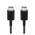 SAMSUNG EP-DG977BBE adatkábel (Type-C - Type-C, PD gyorstöltő, 100cm) FEKETE