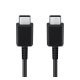 SAMSUNG EP-DG977BBE adatkábel (Type-C - Type-C, PD gyorstöltő, 100cm) FEKETE