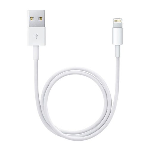 APPLE adatkábel (USB - lightning, 100cm) FEHÉR