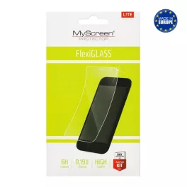   MYSCREEN LITE FLEXI GLASS képernyővédő üveg (ütésállóság, 0.19mm, 6H) ÁTLÁTSZÓ