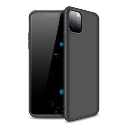 GKK műanyag telefonvédő (ütésállóság, 3 részes, szétszedhető, előlap védelem) FEKETE   GKK műanyag telefonvédő (ütésállóság, 3 részes, szétszedhető, előlap védelem) FEKETE