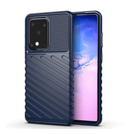 Szilikon telefonvédő (ütésállóság, csíkos, dombor minta) SÖTÉTKÉK   Szilikon telefonvédő (ütésállóság, csíkos, dombor minta) SÖTÉTKÉK