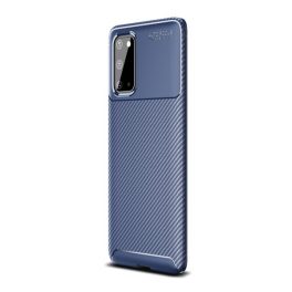 Szilikon telefonvédő (ütésállóság, légpárnás sarok, karbon minta) SÖTÉTKÉK   Szilikon telefonvédő (ütésállóság, légpárnás sarok, karbon minta) SÖTÉTKÉK