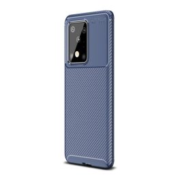 Szilikon telefonvédő (ütésállóság, légpárnás sarok, karbon minta) SÖTÉTKÉK   Szilikon telefonvédő (ütésállóság, légpárnás sarok, karbon minta) SÖTÉTKÉK