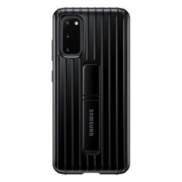 SAMSUNG műanyag telefonvédő (dupla rétegű, gumírozott, asztali tartó) FEKETE   SAMSUNG műanyag telefonvédő (dupla rétegű, gumírozott, asztali tartó) FEKETE