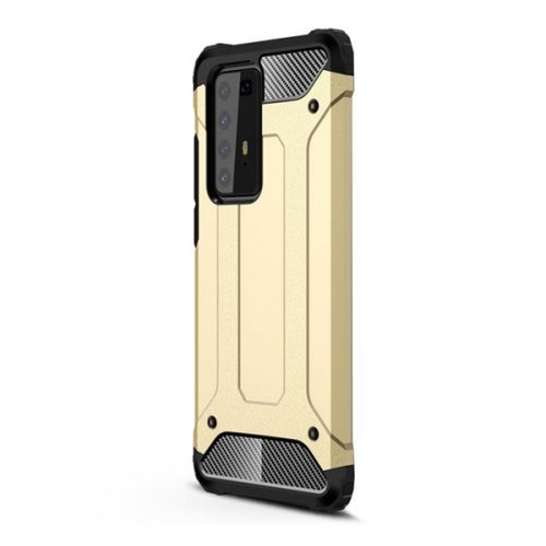 Defender szilikon telefonvédő (ütésállóság, légpárnás sarok, fémhatás) ARANY