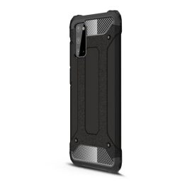Defender szilikon telefonvédő (ütésállóság, légpárnás sarok, fémhatás) FEKETE   Defender szilikon telefonvédő (ütésállóság, légpárnás sarok, fémhatás) FEKETE
