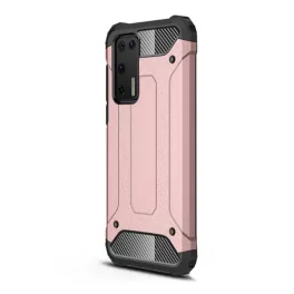   Defender szilikon telefonvédő (ütésállóság, légpárnás sarok, fémhatás) ROZÉARANY