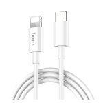 HOCO X36 adatkábel (Type-C - lightning, PD gyorstöltő, 100cm) FEHÉR