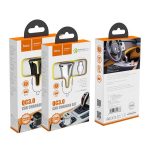 HOCO Z31 autós töltő 2 USB aljzat (18W, gyorstöltő 3.0 + lightning kábel) FEHÉR