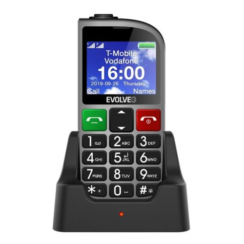 EVOLVEO EP-800 EasyPhone FM mobiltelefon EZÜST