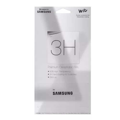 Designed for SAMSUNG képernyővédő fólia (3H, NEM íves) ÁTLÁTSZÓ