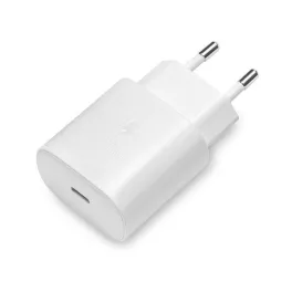   SAMSUNG hálózati töltő Type-C aljzat (25W, EP-TA800XWEGWW, PD gyorstöltő 3.0) FEHÉR