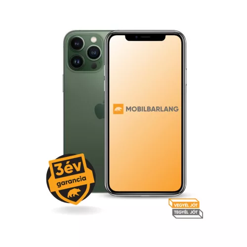 Apple iPhone 13 Pro Max 128GB tárhellyel kiváló állapotban, egyedülállóan hosszú 3 év garanciával!