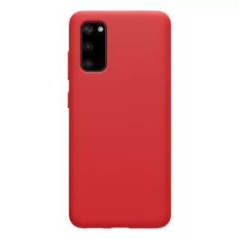   NILLKIN FLEX PURE szilikon telefonvédő (ultravékony, környezetbarát, mikrofiber plüss belső, matt) PIROS