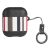 HOCO WB17 szilikon tok (karabíner) FEKETE/PIROS Apple AirPods/AirPods 2
