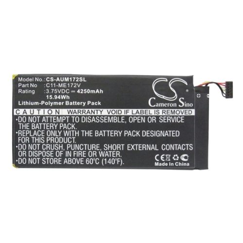 CAMERON SINO Li-Polymer akku (3.75V/4250mAh, Asus C11-ME172V kompatibilis) FEKETE