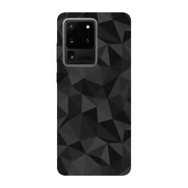 Szilikon telefonvédő (3D, gyémánt minta) FEKETE Szilikon telefonvédő (3D, gyémánt minta) FEKETE
