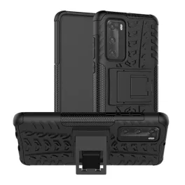   Defender szilikon telefonvédő (ütésállóság, kitámasztó, autógumi) FEKETE