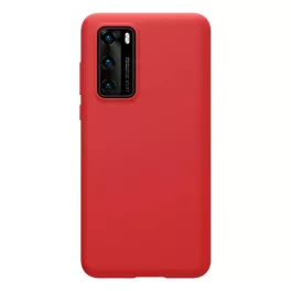   NILLKIN FLEX PURE szilikon telefonvédő (ultravékony, környezetbarát, mikrofiber plüss belső, matt) PIROS