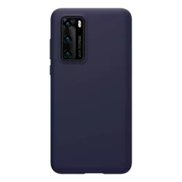   NILLKIN FLEX PURE szilikon telefonvédő (ultravékony, környezetbarát, mikrofiber plüss belső, matt) SÖTÉTKÉK