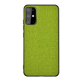 Szilikon telefonvédő (ütésállóság, textil hátlap) VILÁGOSZÖLD   Szilikon telefonvédő (ütésállóság, textil hátlap) VILÁGOSZÖLD