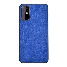   Szilikon telefonvédő (ütésállóság, textil hátlap) SÖTÉTKÉK