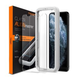 SPIGEN ALM FC képernyővédő üveg 2db (2.5D, extra karcálló, 9H, ultravékony, színkiemelés) ÁTLÁTSZÓ   SPIGEN ALM FC képernyővédő üveg 2db (2.5D, extra karcálló, 9H, ultravékony, színkiemelés) ÁTLÁTSZÓ