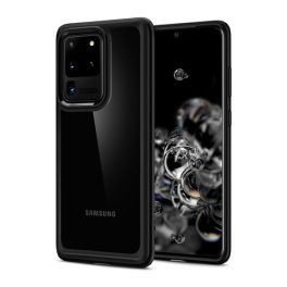SPIGEN ULTRA HYBRID műanyag telefonvédő (ütésállóság, légpárnás keret, matt keret) FEKETE   SPIGEN ULTRA HYBRID műanyag telefonvédő (ütésállóság, légpárnás keret, matt keret) FEKETE