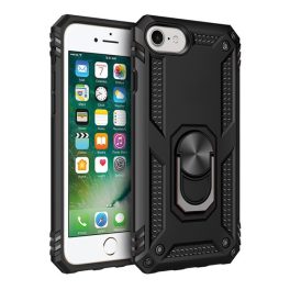 Defender szilikon telefonvédő (ütésállóság, tartógyűrű, mágneses) FEKETE   Defender szilikon telefonvédő (ütésállóság, tartógyűrű, mágneses) FEKETE