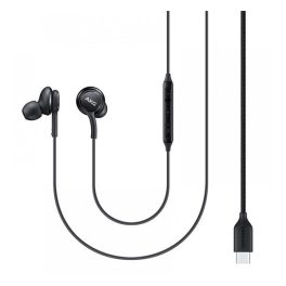 SAMSUNG fülhallgató SZTEREO (Type-C, felvevő gomb, hangerőszabályzó, 2 pár fülgumi, Tuned by AKG) FEKETE   SAMSUNG fülhallgató SZTEREO (Type-C, felvevő gomb, hangerőszabályzó, 2 pár fülgumi, Tuned by AKG) FEKETE
