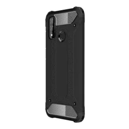   Defender szilikon telefonvédő (ütésállóság, légpárnás sarok, fémhatás) FEKETE