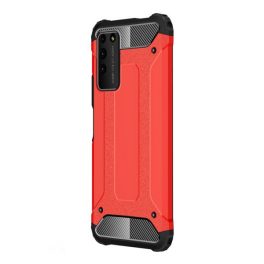 Defender szilikon telefonvédő (ütésállóság, légpárnás sarok, fémhatás) PIROS   Defender szilikon telefonvédő (ütésállóság, légpárnás sarok, fémhatás) PIROS