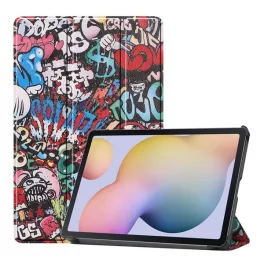   Tok álló, bőr hatású (aktív FLIP, oldalra nyíló, TRIFOLD, asztali tartó, graffiti) SZÍNES