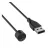 Töltőkábel USB (mágneses, gyorstöltő, 50cm) FEKETE