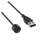 Töltőkábel USB (mágneses, gyorstöltő, 50cm) FEKETE