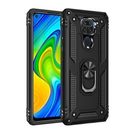 Defender szilikon telefonvédő (ütésállóság, tartógyűrű, mágneses) FEKETE   Defender szilikon telefonvédő (ütésállóság, tartógyűrű, mágneses) FEKETE