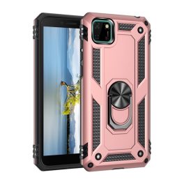 Defender szilikon telefonvédő (ütésállóság, tartógyűrű, mágneses) ROZÉARANY   Defender szilikon telefonvédő (ütésállóság, tartógyűrű, mágneses) ROZÉARANY