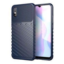 Szilikon telefonvédő (ütésállóság, csíkos, dombor minta) SÖTÉTKÉK   Szilikon telefonvédő (ütésállóság, csíkos, dombor minta) SÖTÉTKÉK