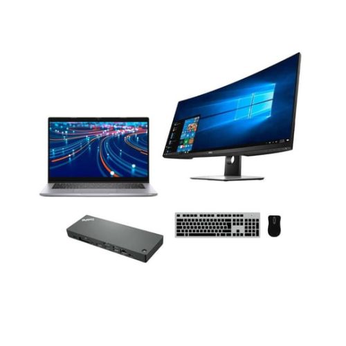 Laptop Dell Latitude 5320 (8GB) + Docking station Lenovo Thinkpad Universal Thunderbolt 4 Dock (40B0) + Monitor Dell 34" UltraSharp P3418HW Curved Ultrawide