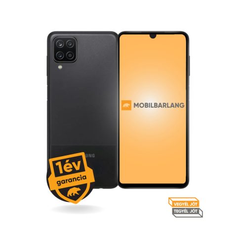 Samsung Galaxy A12 4G 64GB tárhellyel kiváló állapotban, 1 év garanciával!
